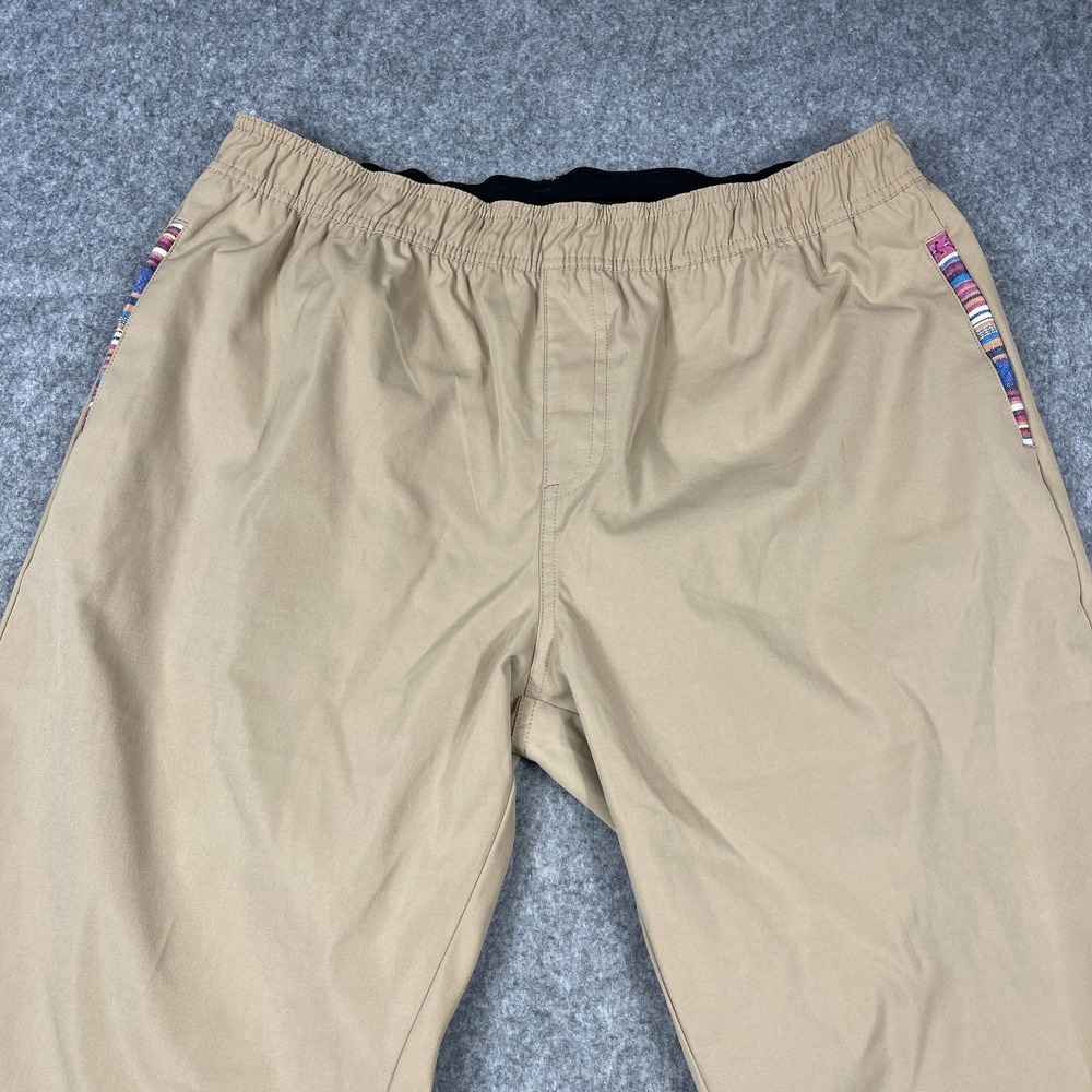 Wowie‎ Jogger Pants Khaki XL Tall Aztec Drawstring Men's Activewear  Athlesiure